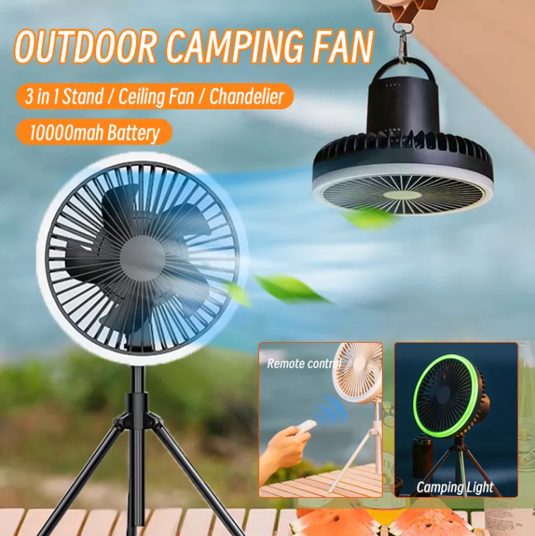 Camping Tent Fan Desktop Portable  Fan