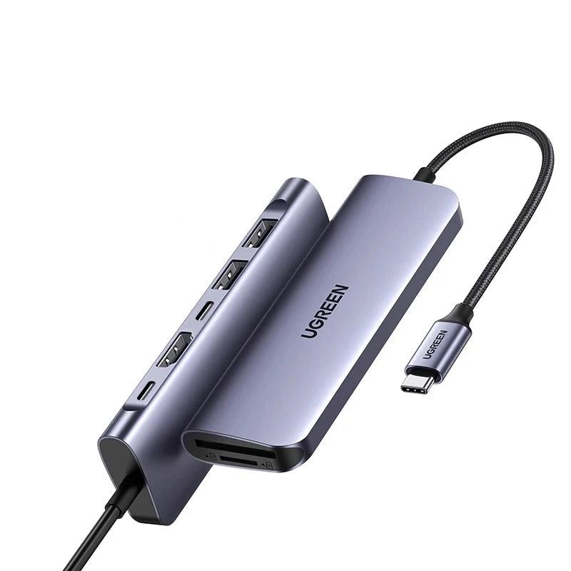 USB C HUB 4K Type C to HDMI RJ45 USB 3.0 PD Docking Station Adapter