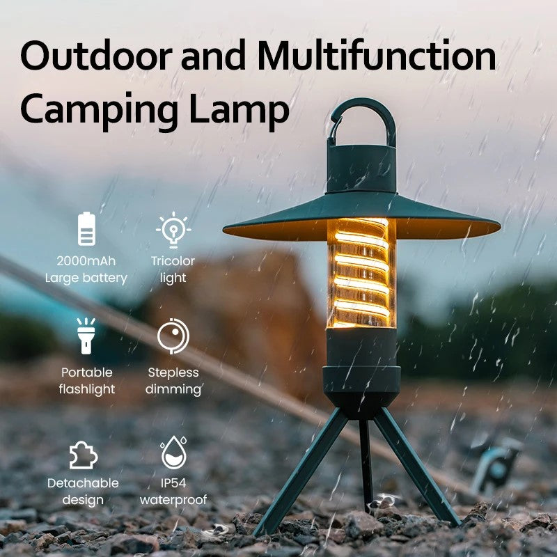 Rechargeable LED Camping Light Tent Lamp