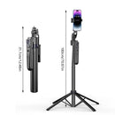 Wireless Selfie Sitck Tripod with Auto Face Tracking Detachable Remote