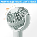 Quiet Brushless Motor 3-Speed Morandi-Color Handheld Fan