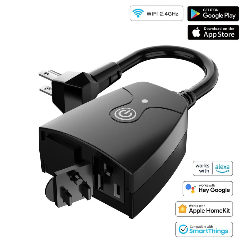 HomeKit US Smart Outdoor Dimmer Plug WiFi Outlet