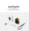 6000mAh FDQ-215 USB Rechargeable Mini Portable Hanging Neck Fan Waist Fan