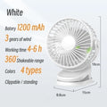 F01 Portable Mini Desktop Clip Fan