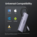 USB C HUB 4K Type C to HDMI RJ45 USB 3.0 PD Docking Station Adapter