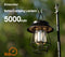 5000mAh Portable Camping Lantern Outdoor Vintage Camp Lamp  Tent Light