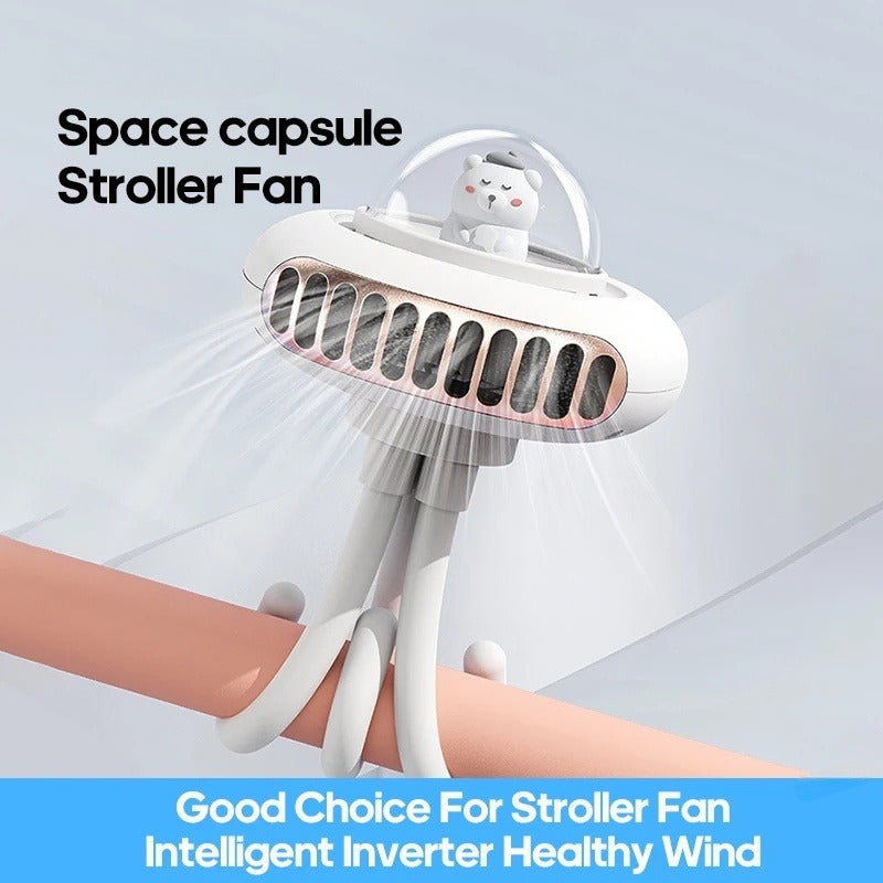 Q215 Stroller Rechargeable Portable Fan
