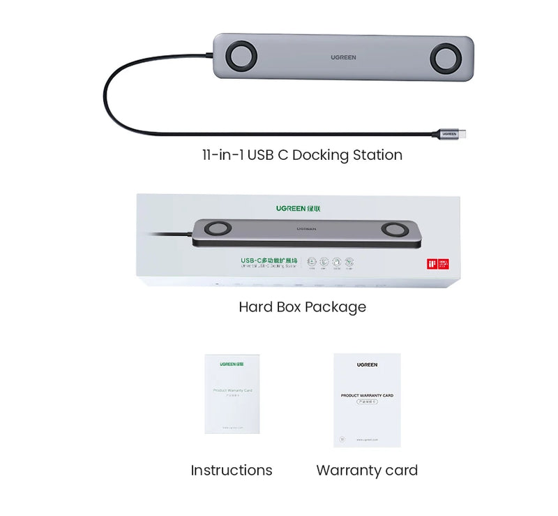 11-in-1 HUB USB C Adapter Docking Station