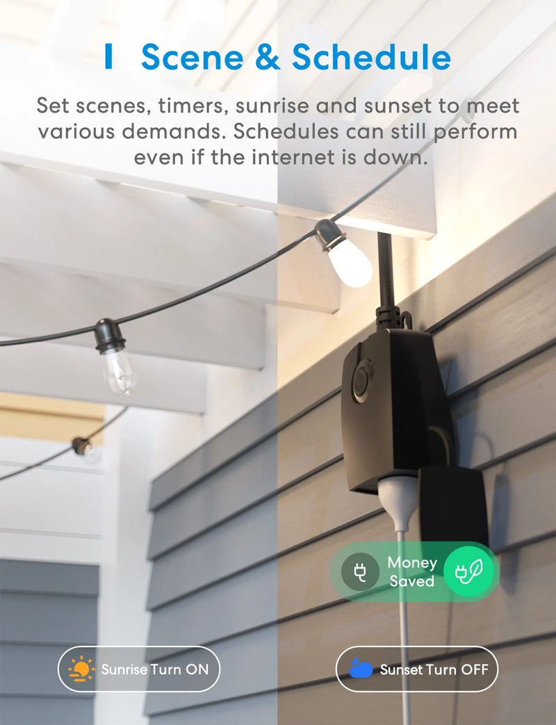 Homekit Smart Outdoor Plug IP44 Waterproof