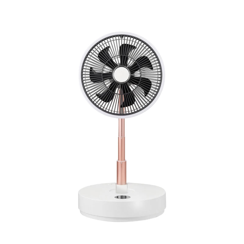 10000mah Auto Foldable Ventilator Oscillation Home Floor Fan