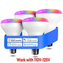 14W WiFi Smart Light Bulb E26 110V  LED RGBWW Dimmable Lamp