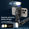 1-Axis Handheld Gimbal Stabilizer Selfie Stick Tripod with Fill Light AI Face Tracking Gesture Operation Multipurpose