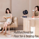 10000mAh 5 Rection Retractable Portable Foldable  Fan