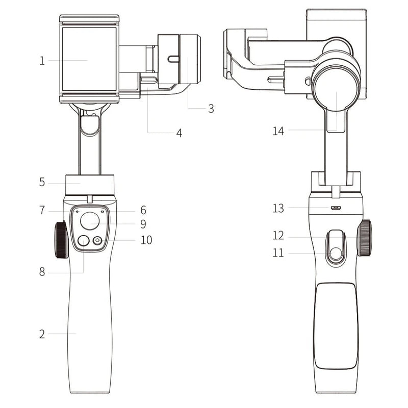 Capture 2S 3-Axis Handheld Gimbal Stabilizer