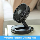 3600mAh Wind Power 5 Speed Portable Foldable Desktop Fan