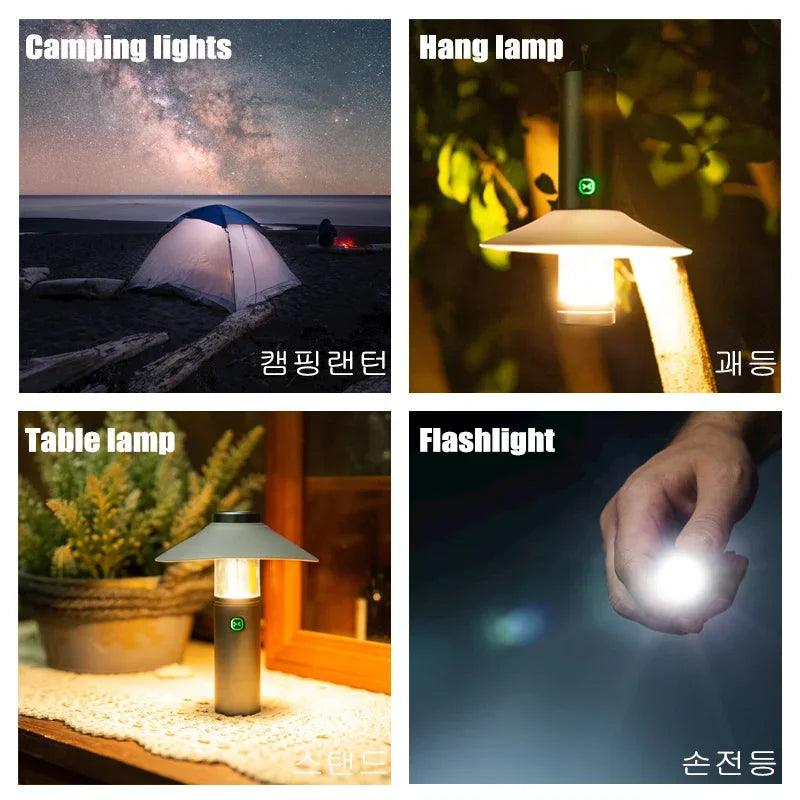 Portable Camping Lamps Outdoor Camping Lanterns Flashlight