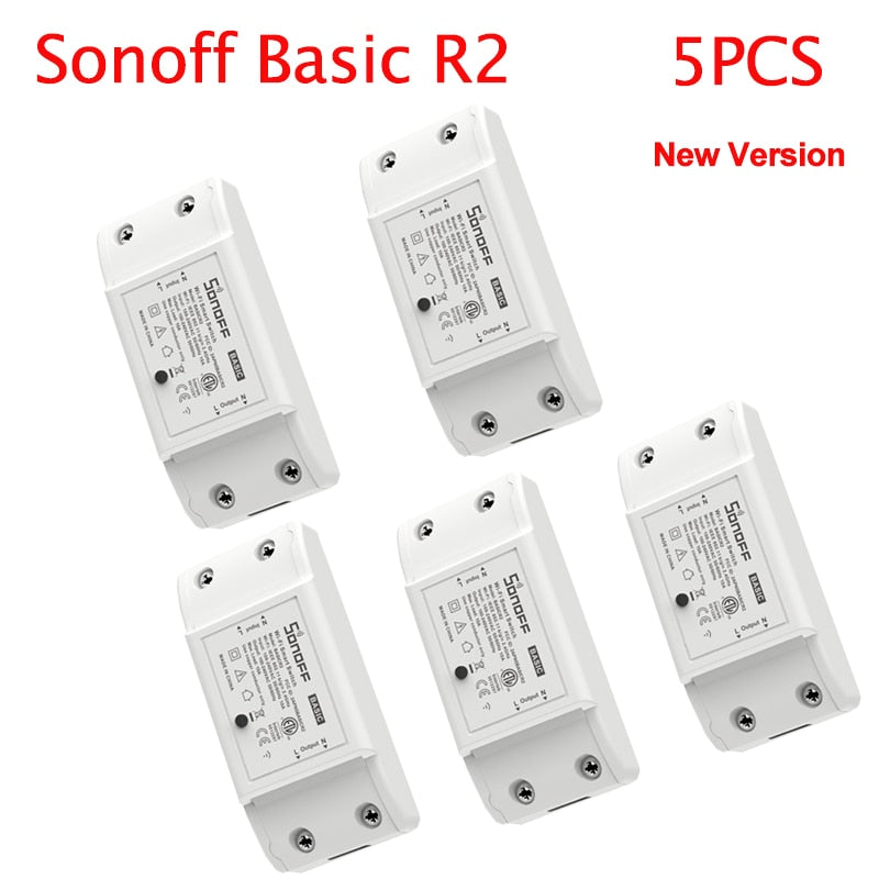 Basic R2 Smart Home Wifi Switch Wireless Remote Control Light Timer Switch DIY Modules via Ewelink APP Work with Alexa