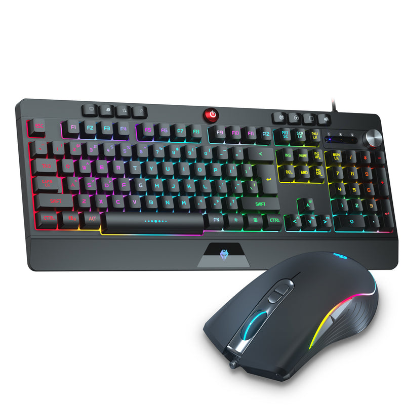 V9000 RGB Gaming Wired Mechanical Keyboard And Mouse Combo