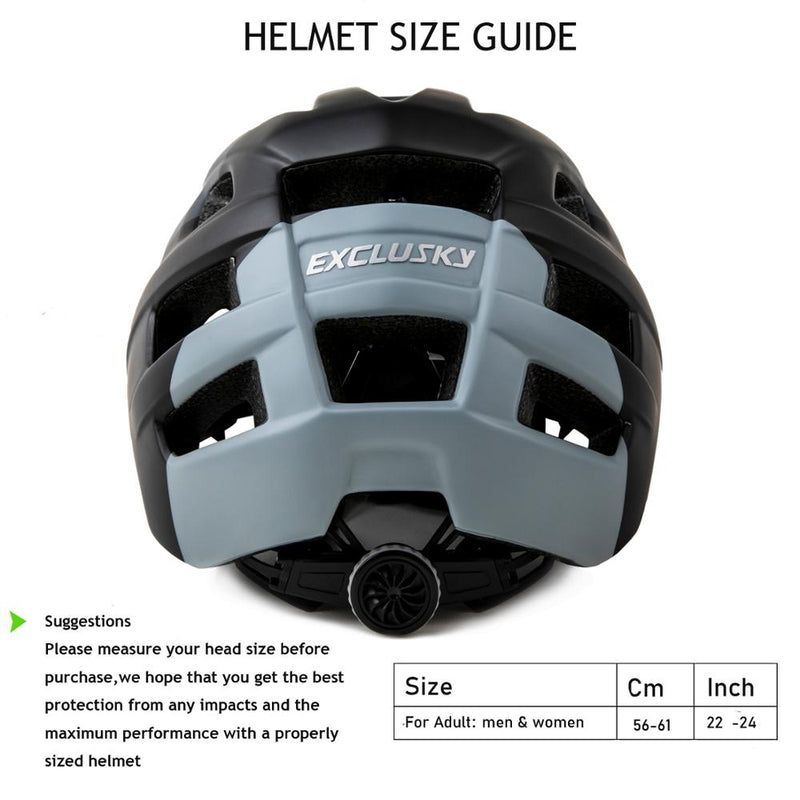 Adult Mountain Bike Helmet Off-Road Safety MTB Helmets Bicycle Cycle Equipment Downhill Helmets Size 55-61 cm