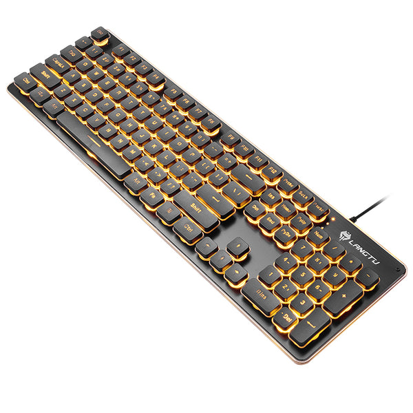 L1 RGB Gaming Wired Keyboard With Led Backlit 104 Keys Ergonomic Gamer