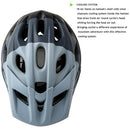 Adult Mountain Bike Helmet Off-Road Safety MTB Helmets Bicycle Cycle Equipment Downhill Helmets Size 55-61 cm
