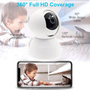 WiFi HD IP Camera Indoor Home Security Camera 2MP Two Way Audio Smart Camera