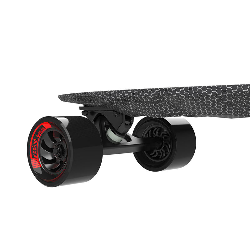 Max 2 Pro Singal 600W 4400mAh 4 Wheels Hub PU Tire Electric Skateboard