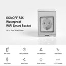 S55 Wifi Smart Waterproof Socket Switch IP55 UK/AU/US/FR/DE/ZA Wifi Plug Socket With Timer Remote Works With Alexa