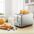 2 slices stainless steel electric commerical bread toaster