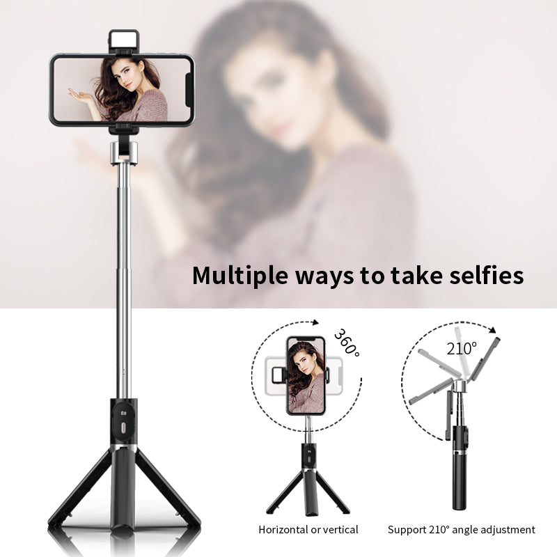 P60D Wireless Buletooth Handheld Foldable Flexible Selfie Stick
