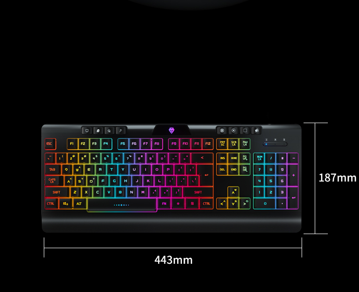 V8000 RGB Gaming Wired Mechanical Keyboard And Mouse Combo