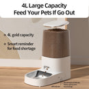 4L Automatic Pet Feeder Cat Food Dispenser Accessories Remote Control Smart WiFi Auto Feeder For Cats Dogs Pet Dry Food