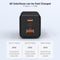 65W GaN Fast Charger Quick Charge 2C1A Ports Type C PD USB Portable Travel Charger Travel Fast Charger for Laptop iphone