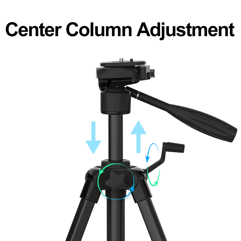 PS202 Video Projector Tripod Stand 360° Adjustable Shooting Angle Extendable Floor Tripod Stand for Projector Camera